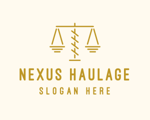 Legal Attorney Scales logo design