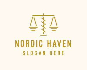 Legal Attorney Scales logo design