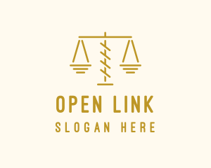 Legal Attorney Scales logo design