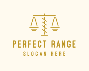 Legal Attorney Scales logo design