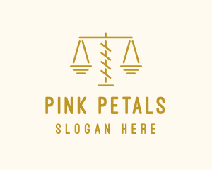 Legal Attorney Scales logo design