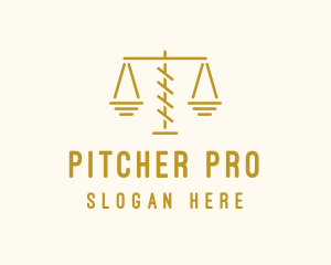 Legal Attorney Scales logo design