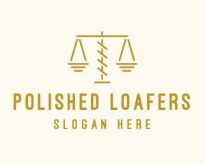 Legal Attorney Scales logo design