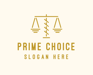 Legal Attorney Scales logo design