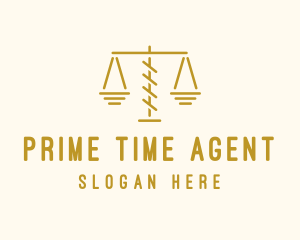 Legal Attorney Scales logo design