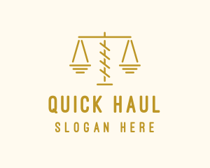 Legal Attorney Scales logo design