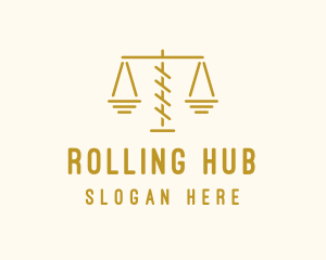 Legal Attorney Scales logo design