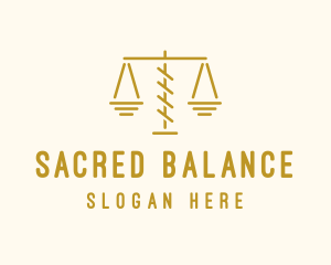 Legal Attorney Scales logo design