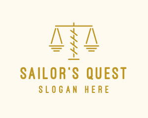 Legal Attorney Scales logo design