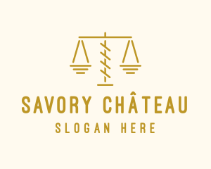 Legal Attorney Scales logo design