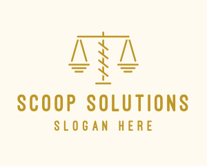 Legal Attorney Scales logo design