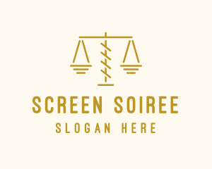 Legal Attorney Scales logo design