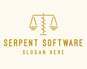 Legal Attorney Scales logo design