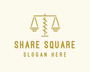 Legal Attorney Scales logo design