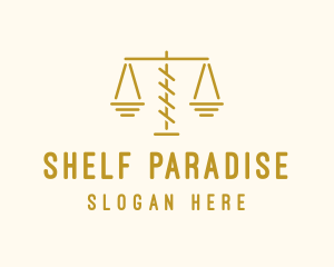 Legal Attorney Scales logo design