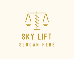 Legal Attorney Scales logo design