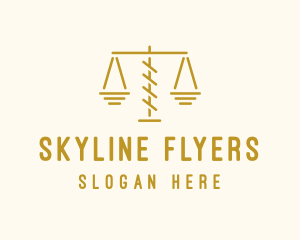 Legal Attorney Scales logo design