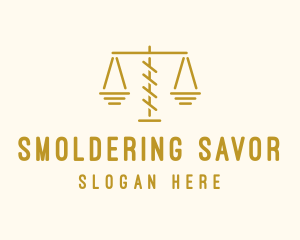 Legal Attorney Scales logo design