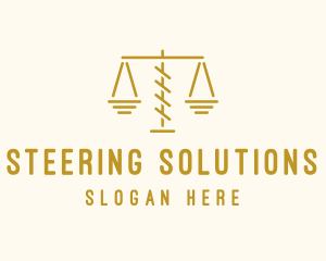 Legal Attorney Scales logo design