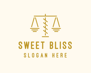 Legal Attorney Scales logo design