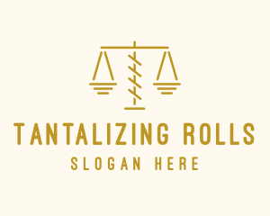 Legal Attorney Scales logo design