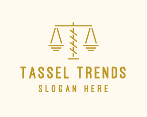 Legal Attorney Scales logo design