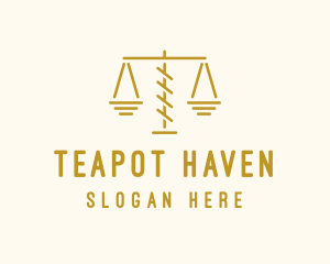 Legal Attorney Scales logo design