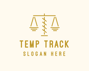 Legal Attorney Scales logo design