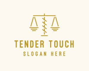 Legal Attorney Scales logo design