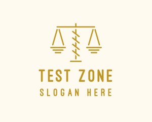 Legal Attorney Scales logo design