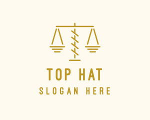 Legal Attorney Scales logo design