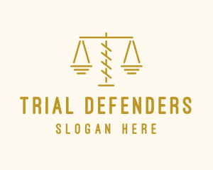 Legal Attorney Scales logo design