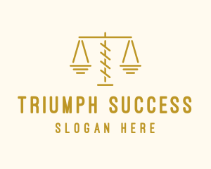 Legal Attorney Scales logo design