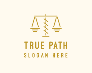 Legal Attorney Scales logo design