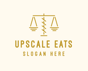 Legal Attorney Scales logo design