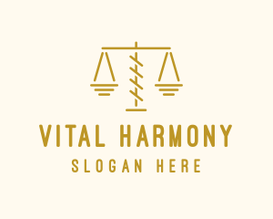 Legal Attorney Scales logo design