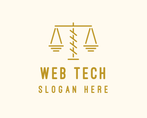 Legal Attorney Scales logo design