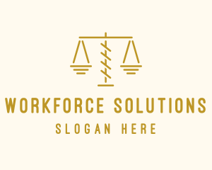 Legal Attorney Scales logo design