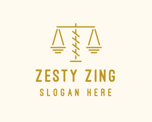 Legal Attorney Scales logo design