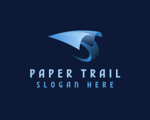 Paper Plane Aviation logo design