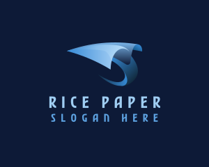 Paper Plane Aviation logo design