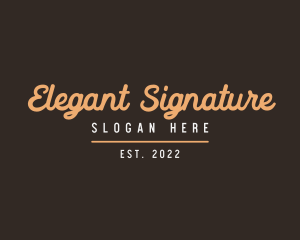 Designer SIgnature Firm  logo design