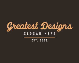 Designer SIgnature Firm  logo design