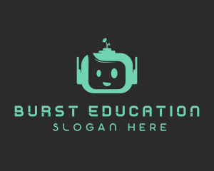 Educational Tech Bot logo design