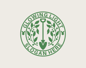 Garden Shovel Landscaping logo design