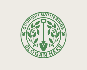 Garden Shovel Landscaping logo design