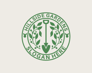 Garden Shovel Landscaping logo design