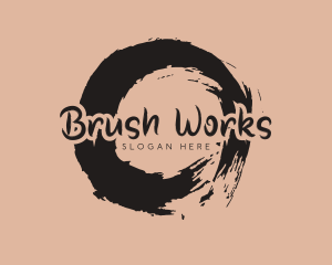 Brush Ink Business logo design