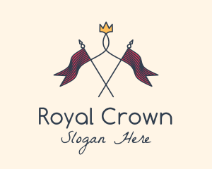 Medieval Kingdom Flag  logo design