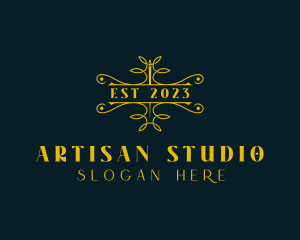 Needle Artisan Knitting logo design